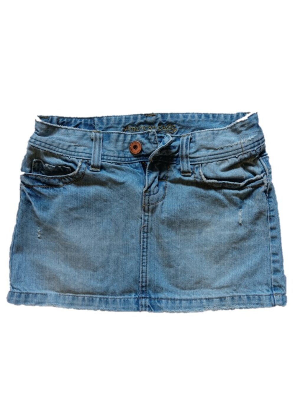 American Eagle Y2K Denim Mini Skirt, Size 0